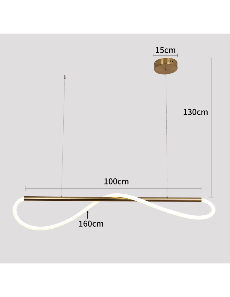 Light Prestige Lampa wisząca Meleca S 1xLED LP-2345/1P S BK