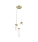 Lampy wiszące potrójne - Zuma Line GEM 3xG9 Brąz antyczny P0389-03D-0FD2 Wisząca - produkt 1