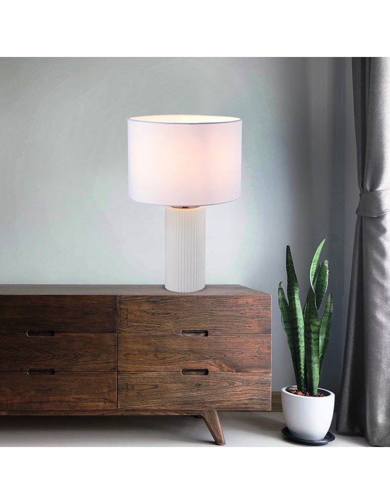 Light Prestige Lampa stołowa Tokio 1xE27 LP-787/1T biała Light Prestige Lampa stołowa Tokio 1xE27 LP-787/1T biała
