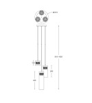 Lampy wiszące potrójne - Zuma Line GEM 3xG9 Brąz antyczny P0389-03D-0FD2 Wisząca - produkt 3