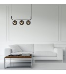 Lampy wiszące kule - Light Prestige Lampa wisząca Alisa grafitowa 3xE14 LP-005/3L grafit - product 2