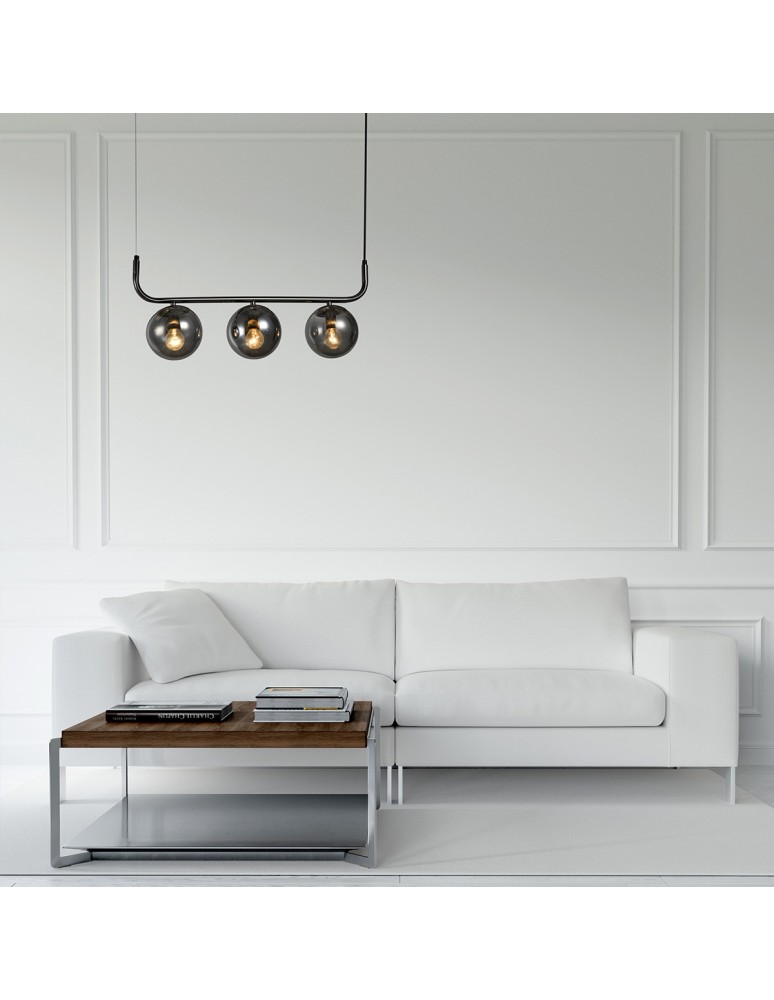 Light Prestige Lampa wisząca Alisa grafitowa 3xE14 LP-005/3L grafit