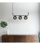 Lampy wiszące kule - Light Prestige Lampa wisząca Alisa grafitowa 3xE14 LP-005/3L grafit - product 4