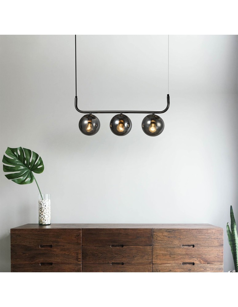 Light Prestige Lampa wisząca Alisa grafitowa 3xE14 LP-005/3L grafit