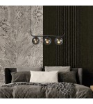 Lampy wiszące kule - Light Prestige Lampa wisząca Alisa grafitowa 3xE14 LP-005/3L grafit - product 5