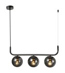 Lampy wiszące kule - Light Prestige Lampa wisząca Alisa grafitowa 3xE14 LP-005/3L grafit - product 6