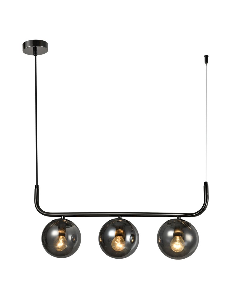 Light Prestige Lampa wisząca Alisa grafitowa 3xE14 LP-005/3L grafit