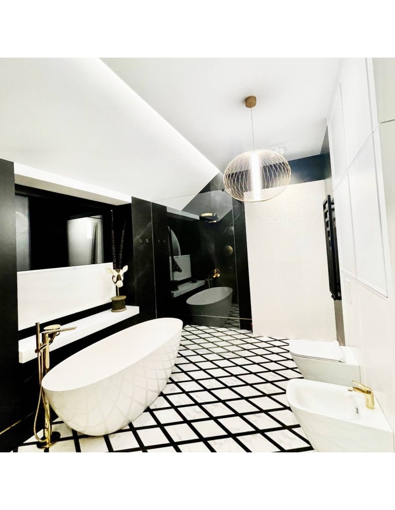 Light Prestige Treviso wisząca duża złota LED złoty LP-798/1P L GD
