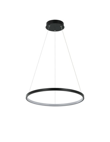 Light Prestige Lampa wisząca Ring mały CCT 1xLED czarny LP-909/1P S BK CCT