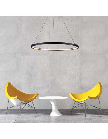 Light Prestige Lampa wisząca Ring mały CCT 1xLED czarny LP-909/1P S BK CCT - produkt 2
