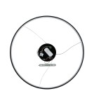 Light Prestige Lampa wisząca Ring średni CCT 1xLED czarny LP-909/1P M BK CCT Light Prestige Lampa wisząca Ring średni CCT 1xLED czarny LP-909/1P M BK CCT