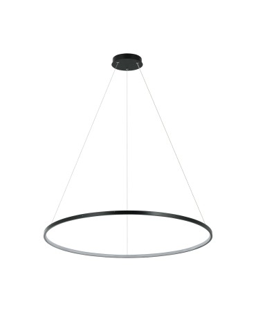Light Prestige Lampa wisząca Ring duży CCT 1xLED czarny LP-909/1P L BK CCT