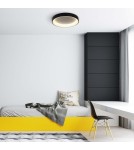 Lampy sufitowe LED - Light Prestige Plafon Georgia 1xLED czarny LP-049/1C BK CCT - product 2