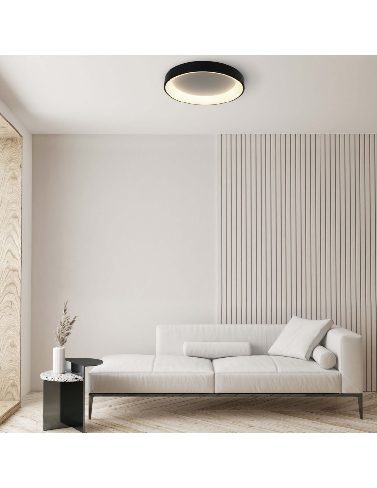 Light Prestige Plafon Georgia 1xLED czarny LP-049/1C BK CCT