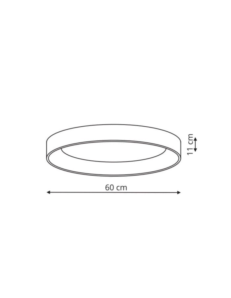 Light Prestige Georgia plafon złoty LED złoty LP-049/1C GD