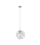 Lampy wiszące - Zuma Line ROCK 1xE27 Chrom P0488-01A-F4AC Wisząca - produkt 1