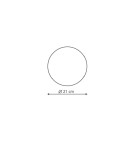 Light Prestige Plafon Platillo średni 1xLED złoty LP-8102/1C-12W GD CCT Light Prestige Plafon Platillo średni 1xLED złoty LP-8102/1C-12W GD CCT