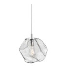 Lampy wiszące - Zuma Line ROCK 1xE27 Chrom P0488-01A-F4AC Wisząca - produkt 2