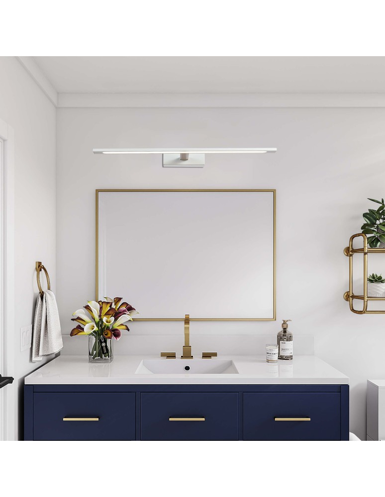 Light Prestige Isla kinkiet biały średni z IP44 4000K LED biały GS-LWB-12W WH Light Prestige Isla kinkiet biały średni z IP44 4000K LED biały GS-LWB-12W WH