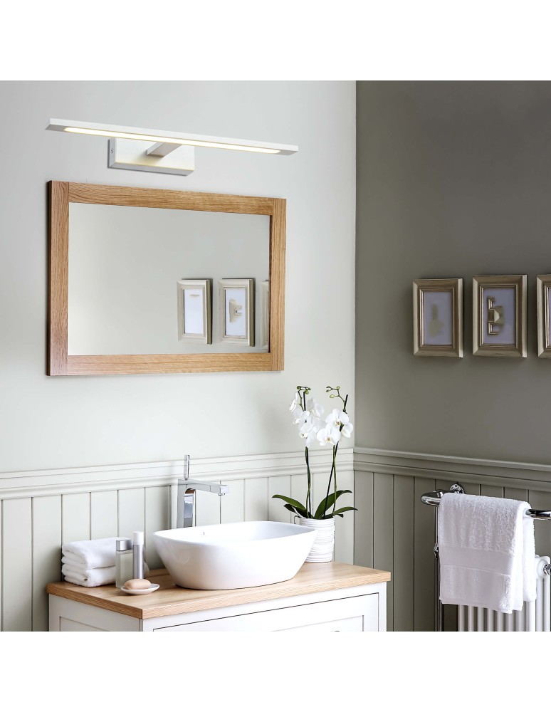 Light Prestige Isla kinkiet biały duży z IP44 4000K LED biały GS-LWB-20W WH Light Prestige Isla kinkiet biały duży z IP44 4000K LED biały GS-LWB-20W WH