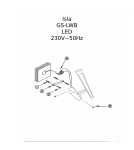 Light Prestige Isla kinkiet biały duży z IP44 4000K LED biały GS-LWB-20W WH Light Prestige Isla kinkiet biały duży z IP44 4000K LED biały GS-LWB-20W WH