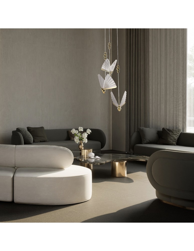 Light Prestige Lampa wisząca Mariposa 3xLED CCT LP-1715/3P
