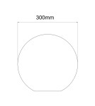 Light Prestige Lampa ogrodowa Gaja 30 cm 1xE27 LP-JH-1095-300 Light Prestige Lampa ogrodowa Gaja 30 cm 1xE27 LP-JH-1095-300