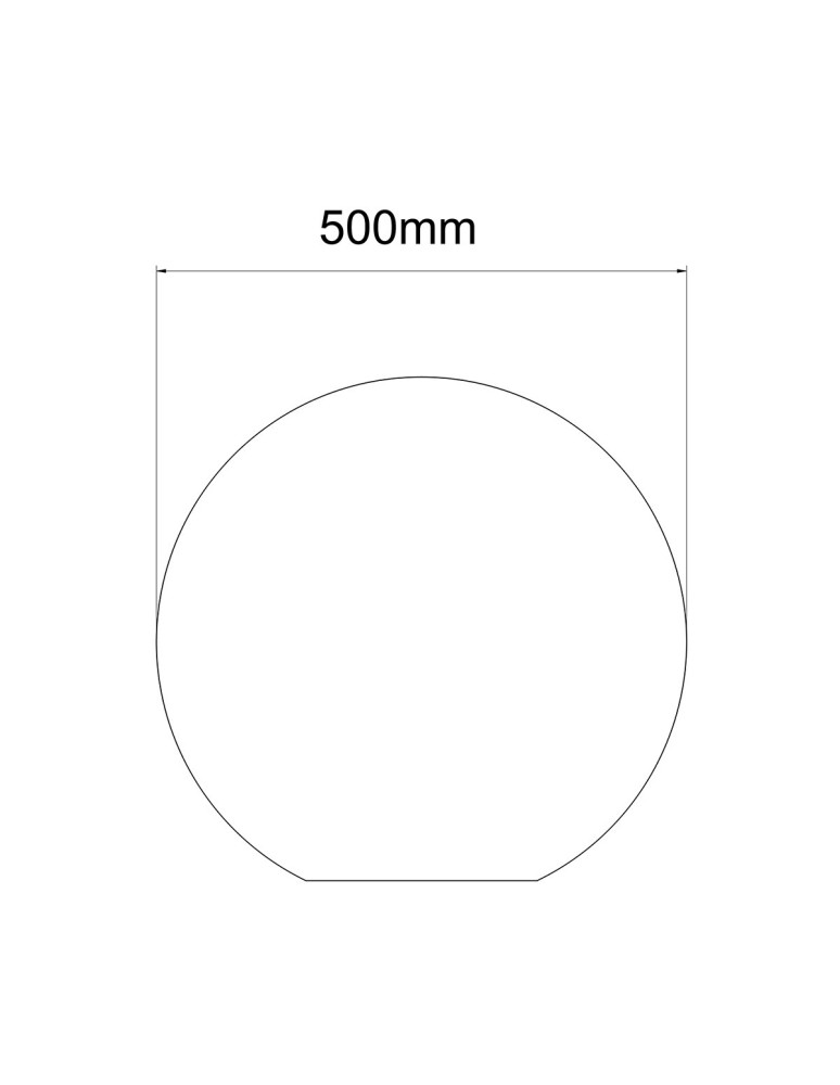 Light Prestige Lampa ogrodowa Gaja 50 cm 1xE27 LP-JH-1095-500 Light Prestige Lampa ogrodowa Gaja 50 cm 1xE27 LP-JH-1095-500