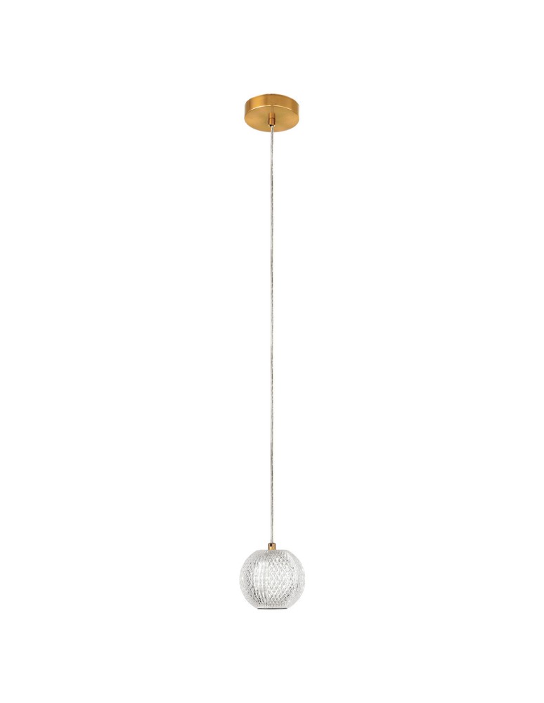 Light Prestige Lampa wisząca Diamond 1 1xLED CCT złota LP-2202/1P GD