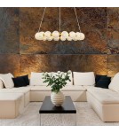 Lampy wiszące kule - Light Prestige Lampa wisząca Diamond 18 18xLED CCT złota LP-2202/18P GD - product 2