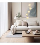 Lampy wiszące 5 punktowe - Light Prestige Lampa wisząca Diamond 5 5xLED CCT złota LP-2202/5P GD - product 2