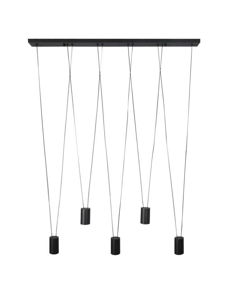 Light Prestige Lampa wisząca Toledo 5xGU10 czarna LP-432/5P BK Light Prestige Lampa wisząca Toledo 5xGU10 czarna LP-432/5P BK
