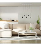 Light Prestige Lampa wisząca Toledo 5xGU10 czarna LP-432/5P BK Light Prestige Lampa wisząca Toledo 5xGU10 czarna LP-432/5P BK
