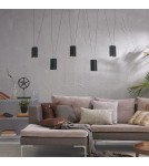 Light Prestige Lampa wisząca Toledo 5xGU10 czarna LP-432/5P BK Light Prestige Lampa wisząca Toledo 5xGU10 czarna LP-432/5P BK