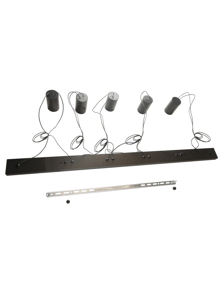 Light Prestige Lampa wisząca Toledo 5xGU10 czarna LP-432/5P BK Light Prestige Lampa wisząca Toledo 5xGU10 czarna LP-432/5P BK