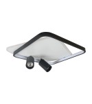 Light Prestige Plafon Parma 2 2xGU10 + 1xLED CCT kwadrat czarny LP-0612/2C Square BK Light Prestige Plafon Parma 2 2xGU10 + 1xLED CCT kwadrat czarny LP-0612/2C Square BK