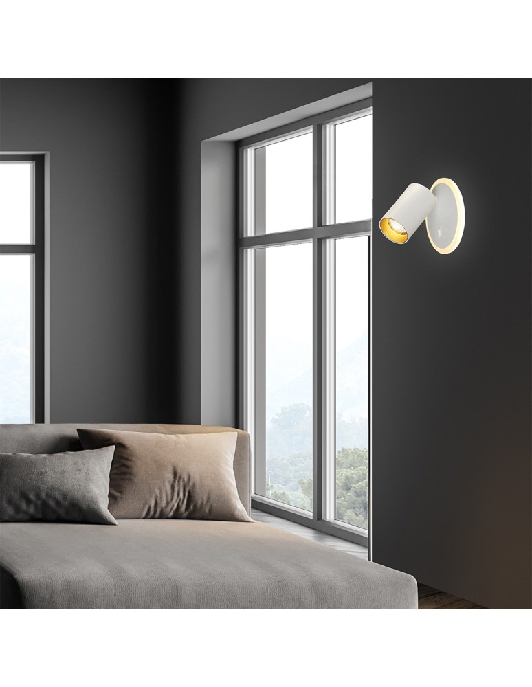 Light Prestige Spot Parma 1 1xGU10 + 1xLED CCT biały LP-0612/1WS WH Light Prestige Spot Parma 1 1xGU10 + 1xLED CCT biały LP-0612/1WS WH