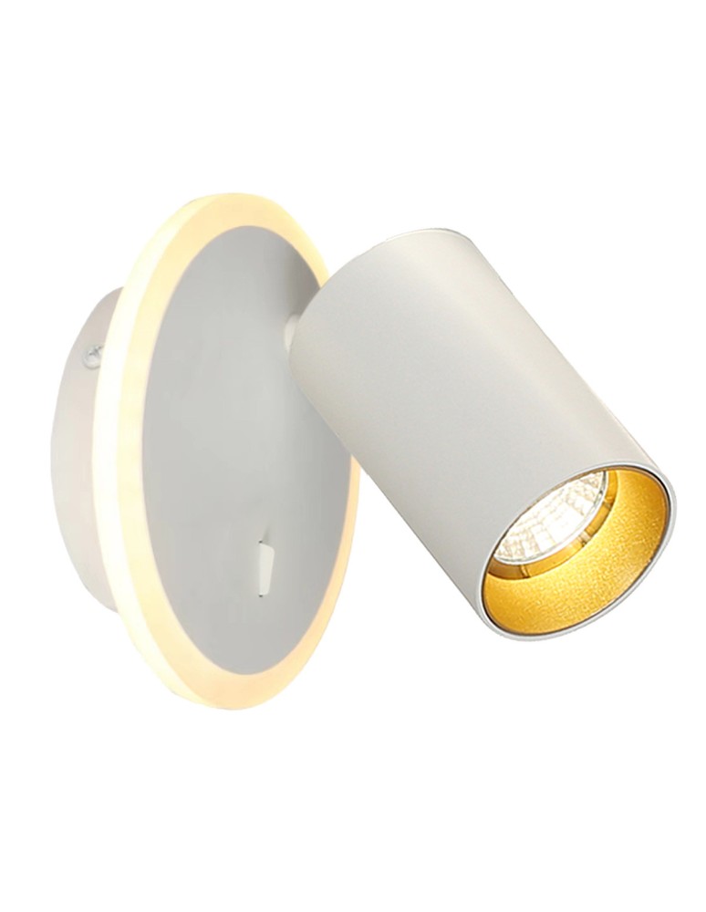 Light Prestige Spot Parma 1 1xGU10 + 1xLED CCT biały LP-0612/1WS WH Light Prestige Spot Parma 1 1xGU10 + 1xLED CCT biały LP-0612/1WS WH