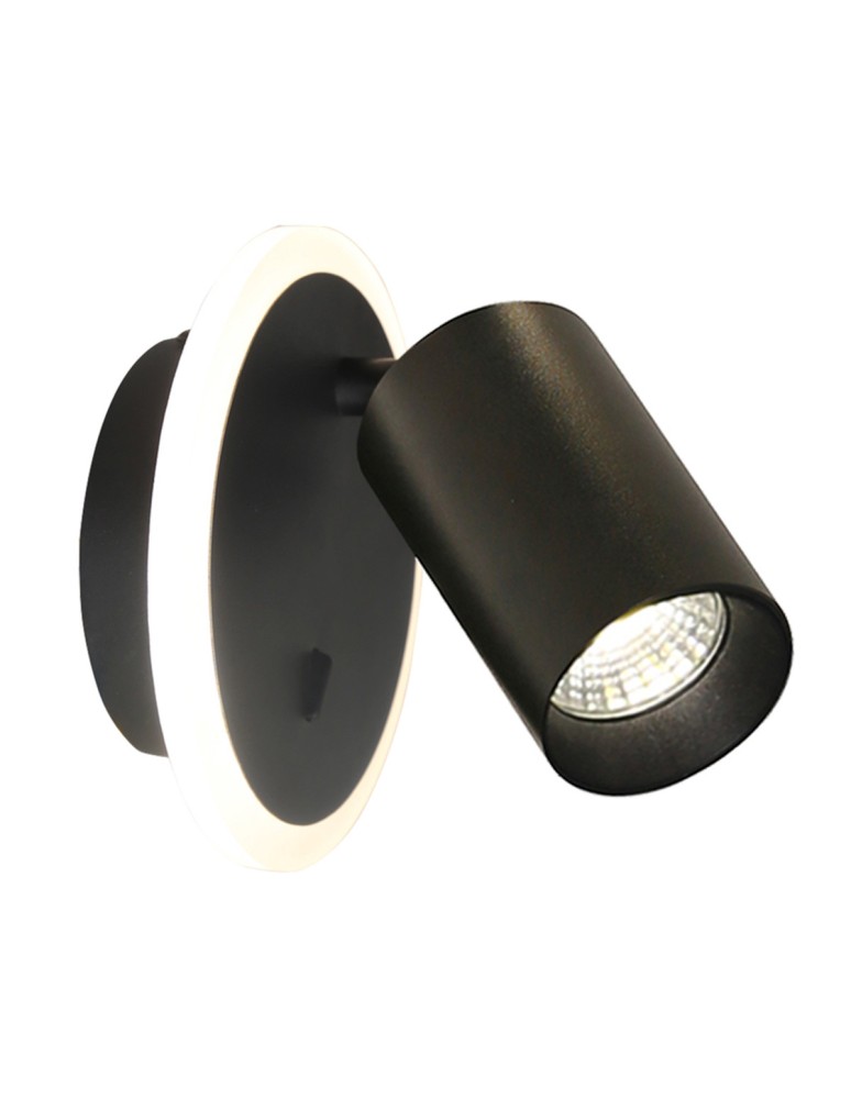 Light Prestige Spot Parma 1 1xGU10 + 1xLED CCT czarny LP-0612/1WS BK Light Prestige Spot Parma 1 1xGU10 + 1xLED CCT czarny LP-0612/1WS BK