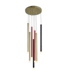 Light Prestige Lampa wisząca Lungo 7xG9 mix kolor LP-894/7P MIXED Light Prestige Lampa wisząca Lungo 7xG9 mix kolor LP-894/7P MIXED