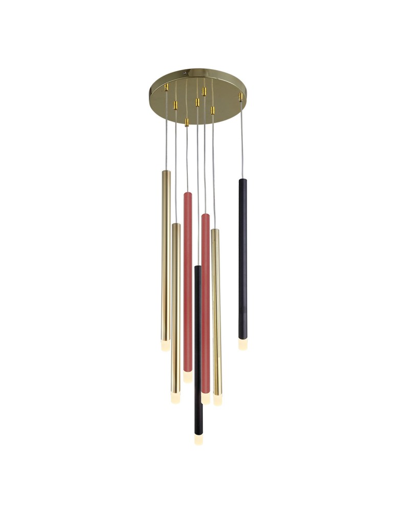 Light Prestige Lampa wisząca Lungo 7xG9 mix kolor LP-894/7P MIXED Light Prestige Lampa wisząca Lungo 7xG9 mix kolor LP-894/7P MIXED