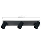 Light Prestige Spot Parma 3 3xGU10 + 1xLED CCT czarny LP-0612/3WS BK Light Prestige Spot Parma 3 3xGU10 + 1xLED CCT czarny LP-0612/3WS BK