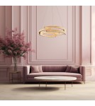 Light Prestige Lampa wisząca Tarja LED CCT złota LP-1810/1P GD Light Prestige Lampa wisząca Tarja LED CCT złota LP-1810/1P GD
