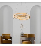 Light Prestige Lampa wisząca Tarja LED CCT złota LP-1810/1P GD Light Prestige Lampa wisząca Tarja LED CCT złota LP-1810/1P GD