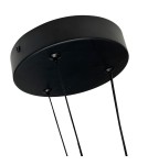 Lampy wiszące okręgi - Light Prestige Lampa wisząca Plum 1 LED CCT średnia czarna LP-0407/1P M BK Triangle - product 8