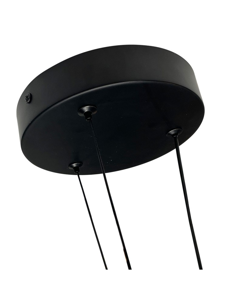 Light Prestige Lampa wisząca Plum 1 LED CCT średnia czarna LP-0407/1P M BK Triangle