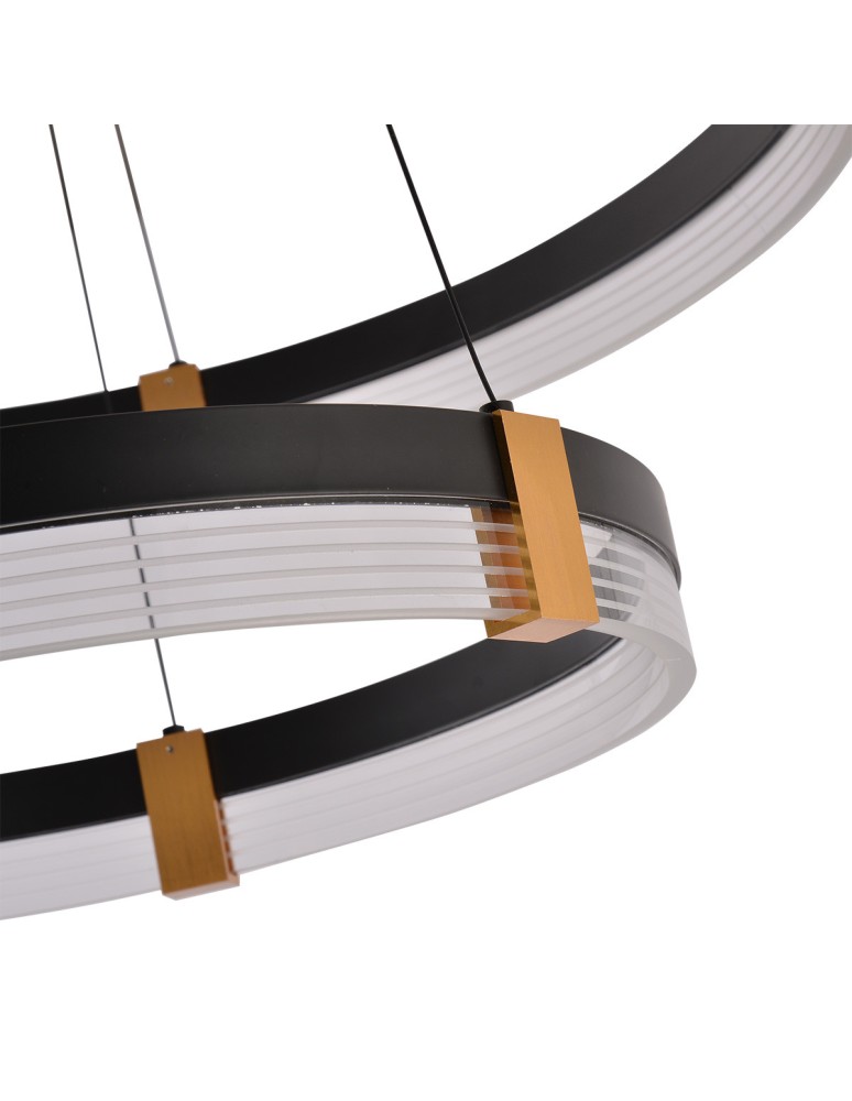 Light Prestige Lampa wisząca Plum 2 LED CCT czarna LP-0407/2P BK Light Prestige Lampa wisząca Plum 2 LED CCT czarna LP-0407/2P BK