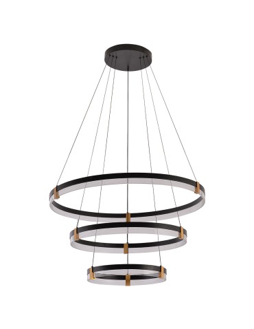 Light Prestige Lampa wisząca Plum 3 LED CCT czarna LP-0407/3P BK