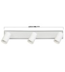 Light Prestige Spot Parma 3 3xGU10 + 1xLED CCT biały LP-0612/3WS WH Light Prestige Spot Parma 3 3xGU10 + 1xLED CCT biały LP-0612/3WS WH