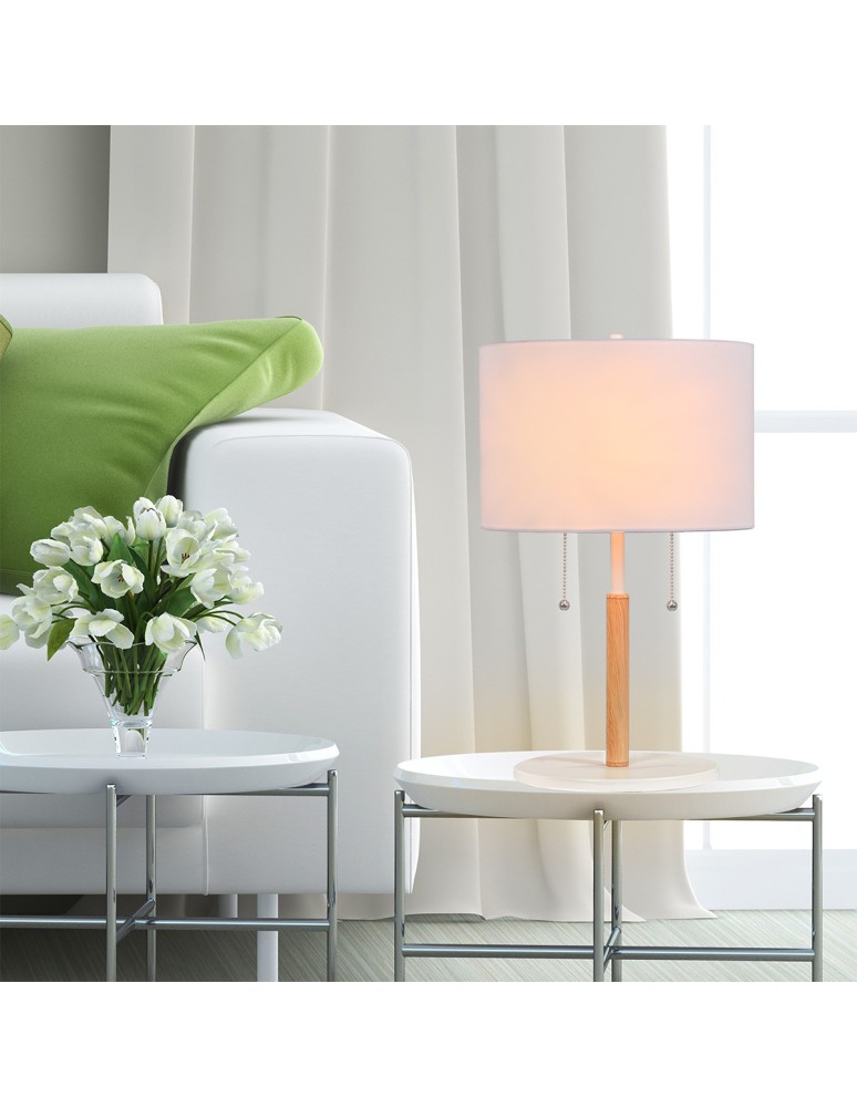 Light Prestige Fogo stołowa biała LP-0304/2T WH Light Prestige Fogo stołowa biała LP-0304/2T WH